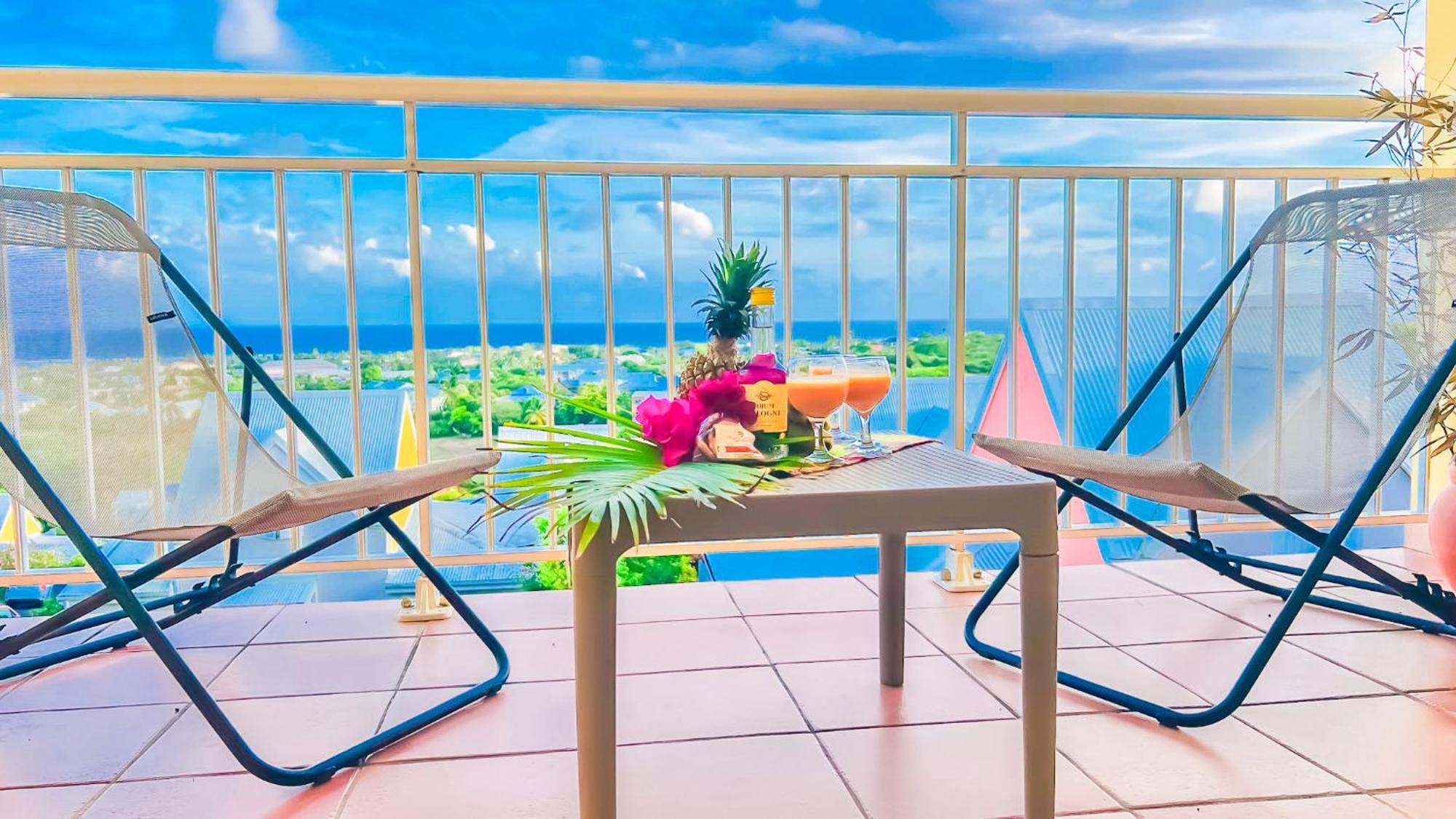 Magnifique Appartement Fleurs Caraibes - 6 Personnes En Residence Avec Piscine Privee - Sainte Anne Екстериор снимка